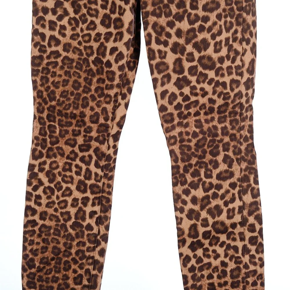 Good American Good Waist Cheetah Skinny Jeans Size 26 - Picture 2 of 6